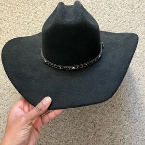 Justin Boots Black Western Hat